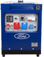 Ford FDT10200SE - Diesel Aggregaat / Generator, Bricolage & Construction, Générateurs, 5 à 10 kVA, Comme neuf, Démarrage électrique