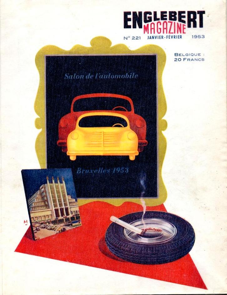 MAGRITTE René - ENGLEBERT tijdschrift januari-februari 1953, Antiek en Kunst, Kunst | Litho's en Zeefdrukken, Verzenden