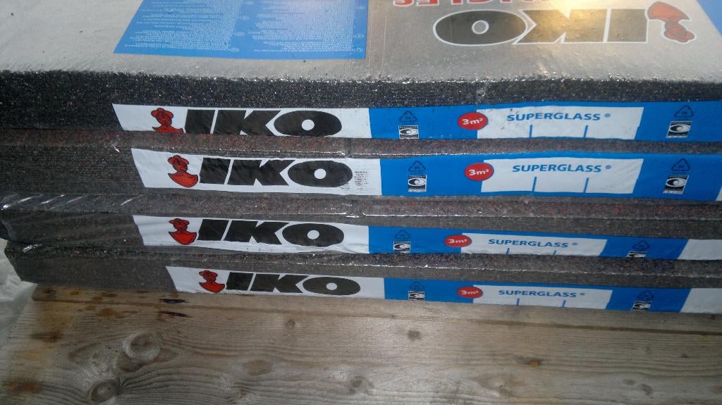 diverse FAILLISSEMENTSPALLETS nwe daksingels iko &onduline, Bricolage & Construction, Isolation & Étanchéité, Isolation de toiture