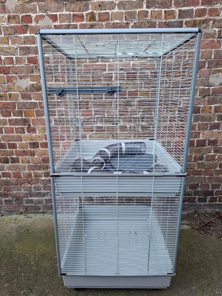 Ferplast Furet tower xl fretten kooi, Dieren en Toebehoren, Knaagdieren en Konijnen | Hokken en Kooien, Gebruikt, Kooi, 90 cm of meer