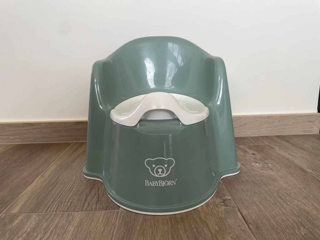 Lichtgroen potje van BabyBjörn, Kinderen en Baby's, Ophalen, Gebruikt