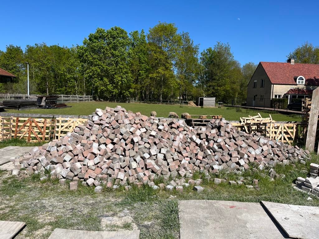 Klinkers marlux 60m2, Jardin & Terrasse, Gravier, Rochers & Caillasse, Comme neuf, Enlèvement, Autres matériaux, Multi couleur