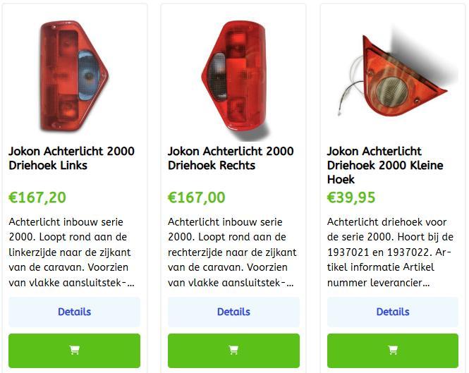 Knaus achterlicht div. Modellen hier te koop voor KNAUS, Caravans en Kamperen, Caravanaccessoires, Nieuw, Ophalen of Verzenden