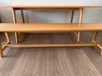 Eettafel design + bijhorende bank, Huis en Inrichting, Ophalen, 200 cm of meer, 50 tot 100 cm, Zo goed als nieuw