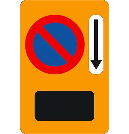 LOCATION DE PANNEAUX DE STATIONNEMENT – VERVIÉTOISE, Enlèvement, Utilisé