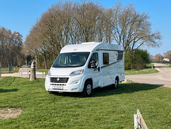 Fiat corado hymer 2021 zeeer netjes en compact, Caravanes & Camping, Camping-cars, Particulier, jusqu'à 2, Semi-intégral, Carado