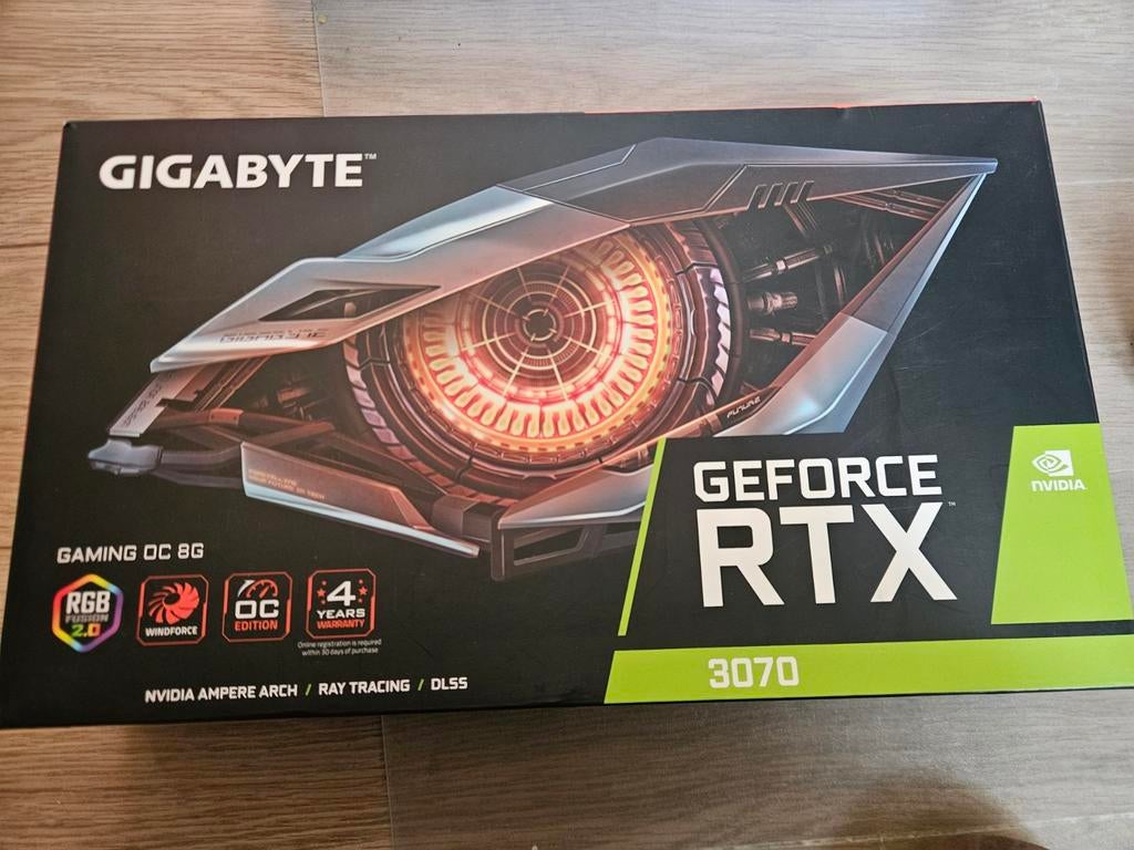 GIGABYTE gaming oc rtx 3070, Computers en Software, Videokaarten, Nvidia, PCI, GDDR6, Ophalen of Verzenden