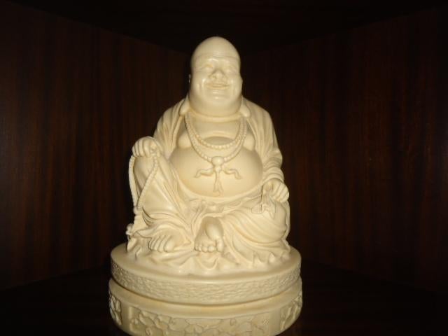 DERNIÈRE RÉDUCTION : lourde statue de Bouddha, Antiquités & Art, Statue, Asie, Pierre ou céramique, Religion