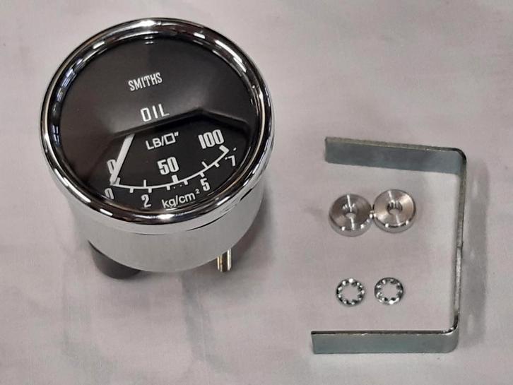 oliedrukmeter - Smiths - 52 mm - Classic Mini, Auto-onderdelen, Dashboard en Schakelaars, Mini, Rover, Austin, Nieuw, Ophalen