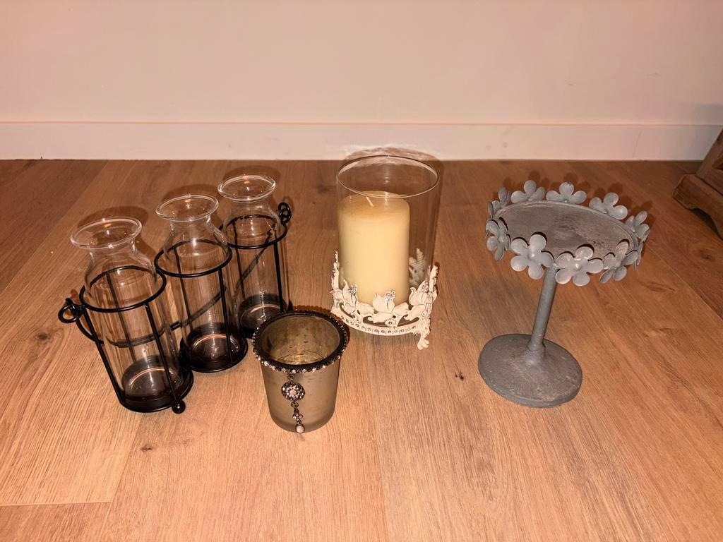 Kaarsenhouders, Ophalen of Verzenden, Zo goed als nieuw