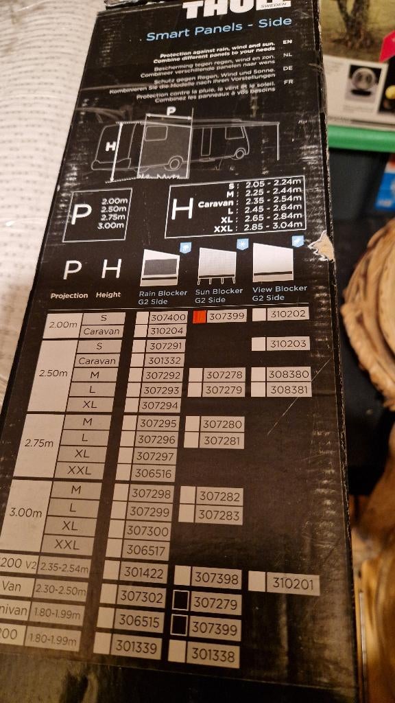 Thule sunblocker, Ophalen, Nieuw