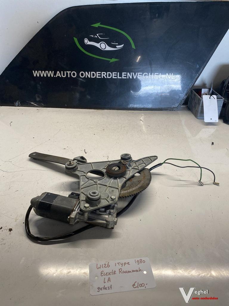 Mercedes W126 280SE 1980 Elektr Raammechanisme Linksachter, -, Utilisé, -, -