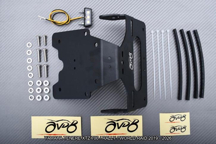Support de plaque YAMAHA TENERE 700 / WORLD RAID 2019 - 2026, Motos, Accessoires | Autre, Neuf, Enlèvement ou Envoi