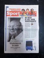 Walter Godefroot 1943-2025, Verzenden, Zo goed als nieuw, Krant