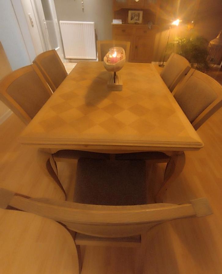 Eetkamer, Maison & Meubles, Salles à manger complètes, Utilisé, 4 à 6 chaises, Enlèvement