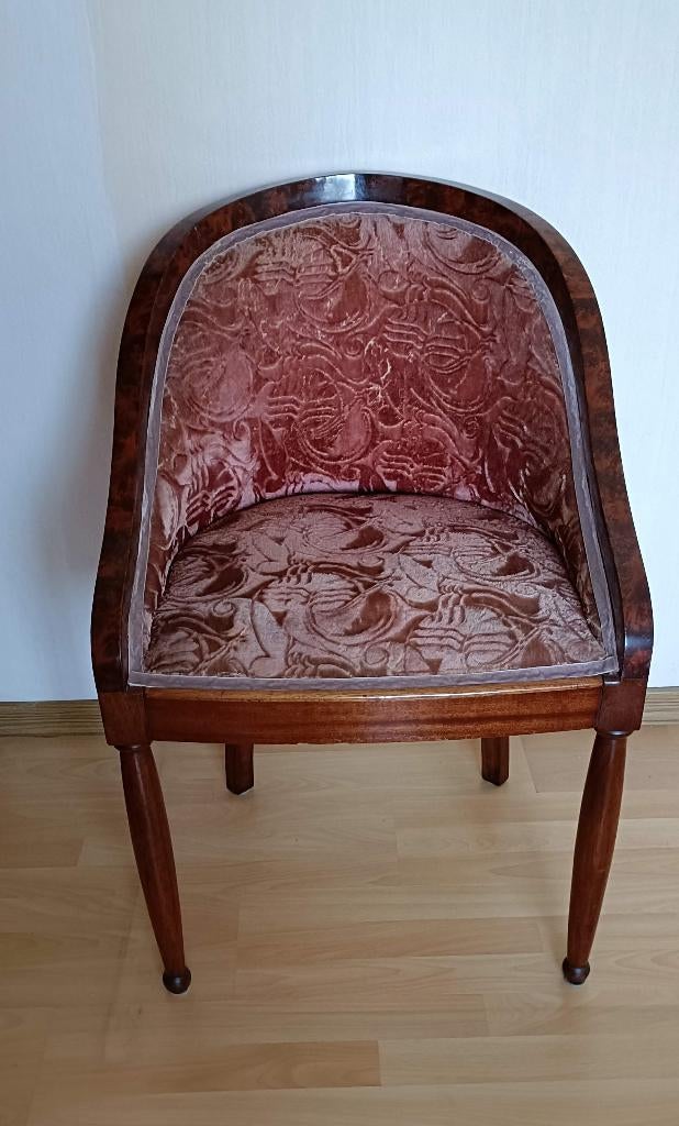 Fauteuil Gondole Art Déco Vintage, Enlèvement