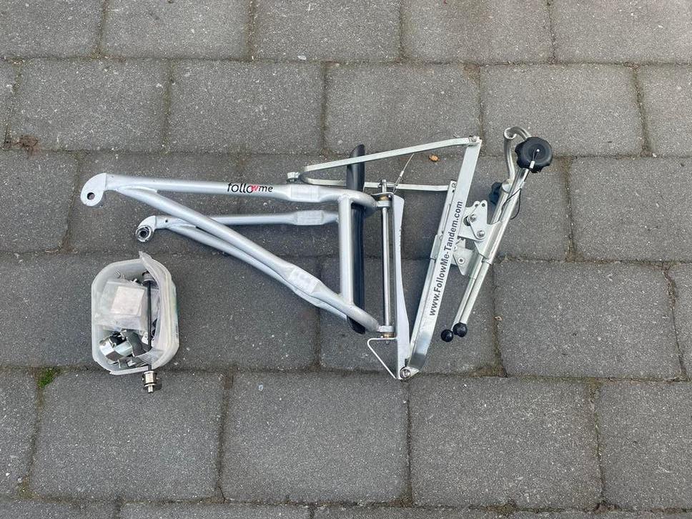 Follow me tandem/fietsaanhanger, Ophalen, Zo goed als nieuw