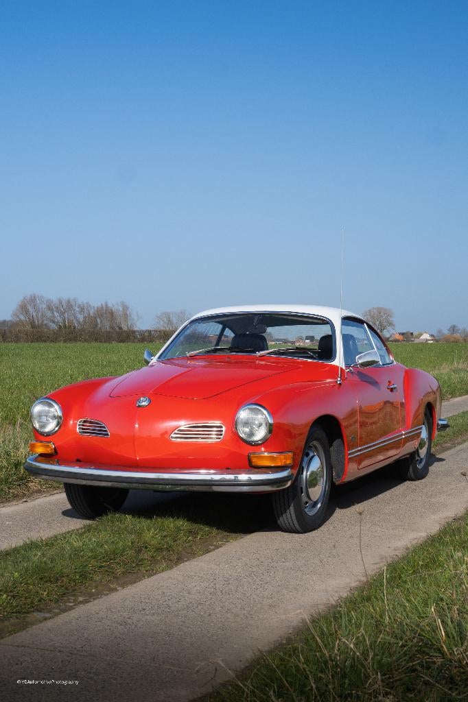 VW Karmann Ghia 1600 année 1972 contrôle + garantie, Rouge, Autres modèles, Entreprise, Garantie prolongée