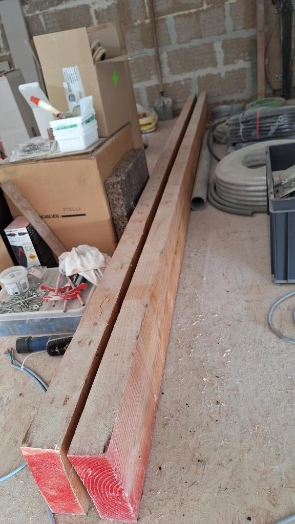 Douglas-planken 75 mm x 225 mm, Doe-het-zelf en Bouw, Hout en Planken, Ophalen, Gebruikt, Balk, Overige houtsoorten