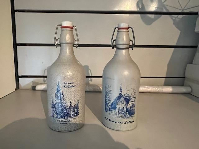 Stenen bierkruiken, Verzamelen, Biermerken, Ophalen of Verzenden, Gebruikt