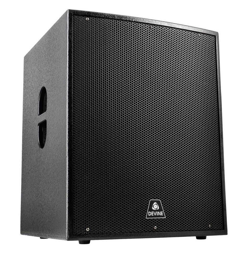 Nieuw! Devine Axeo 18SA subs met hoes, TV, Hi-fi & Vidéo, Enceintes, Neuf, Enlèvement