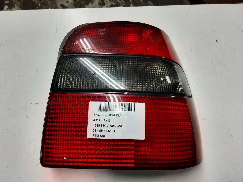 FEU ARRIÈRE DROIT Skoda Felicia (6U1) (6U0945096A), Mevr. I. Hauben, Utilisé, Skoda, Rue de l'Espoir 34 34
4030  GRIVEGNÉE, BE