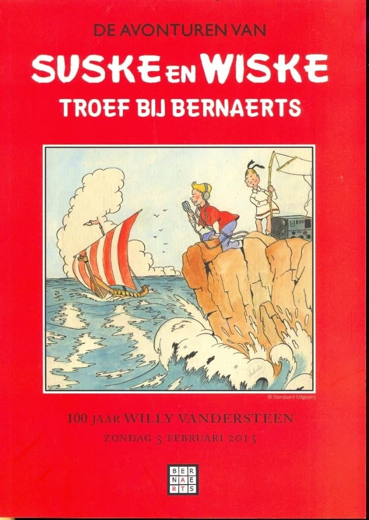 Suske en Wiske - Troef bij Bernaerts - Veilingcatalogi 2013., Willy Vandersteen, Eén stripboek, Ophalen of Verzenden, Zo goed als nieuw