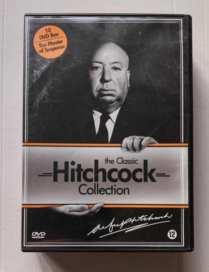 Alfred Hitchcock - The classic Hitchcock collection (10DVD), CD & DVD, DVD | Thrillers & Policiers, Comme neuf, Thriller surnaturel