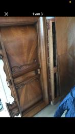 2 persoonsbed, Huis en Inrichting, Slaapkamer | Bedden, Gebruikt, Bruin, Tweepersoons, 140 cm