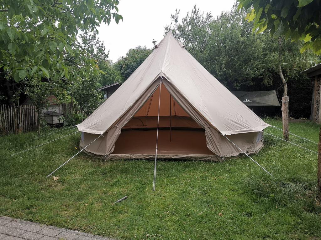 Bell tent Obelink Sahara deluxe 5 meter diameter, Ophalen, Gebruikt, Meer dan 6