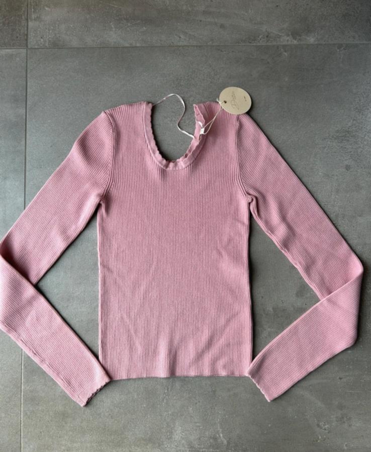 Dina Tersago - Roze bloesje geribd. Maat S. Nieuw, Ophalen of Verzenden, Nieuw, Maat 36 (S), Roze