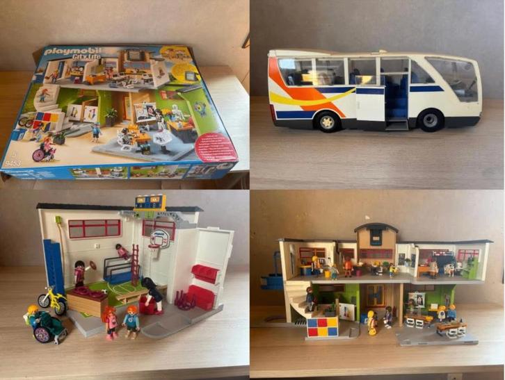 Ecole Playmobil - Ensemble Complet, Kinderen en Baby's, Speelgoed | Playmobil, Zo goed als nieuw, Complete set, Ophalen