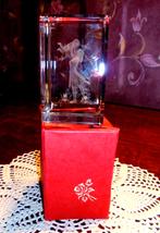 BLOC en verre GRAVE à l 'INTERIEUR (maman et l'enfant) NEUF, Enlèvement