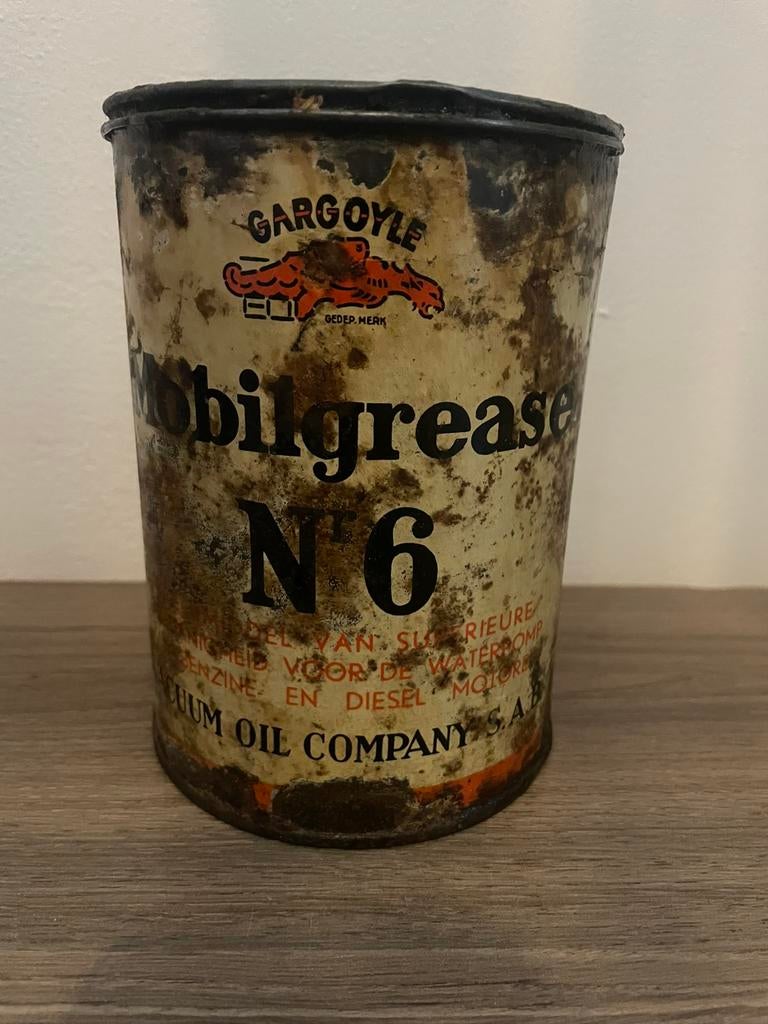 Grease blik Mobil, Ophalen of Verzenden, Gebruikt