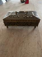 Antieke koperen juwelendoos, Antiek en Kunst, Antiek | Brons en Koper, Ophalen