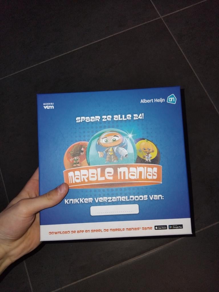 Marble mania knikkers(verzameldoos), Ophalen of Verzenden