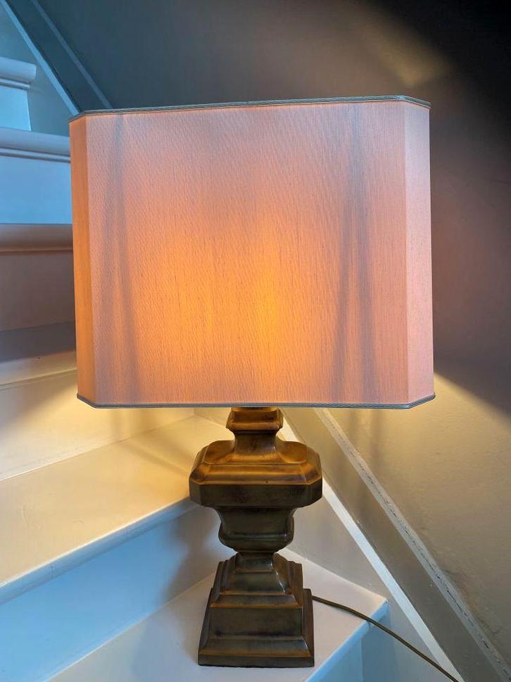 Lampe de table — Design italien (laiton/or), Antiquités & Art, Antiquités | Éclairage, Enlèvement ou Envoi