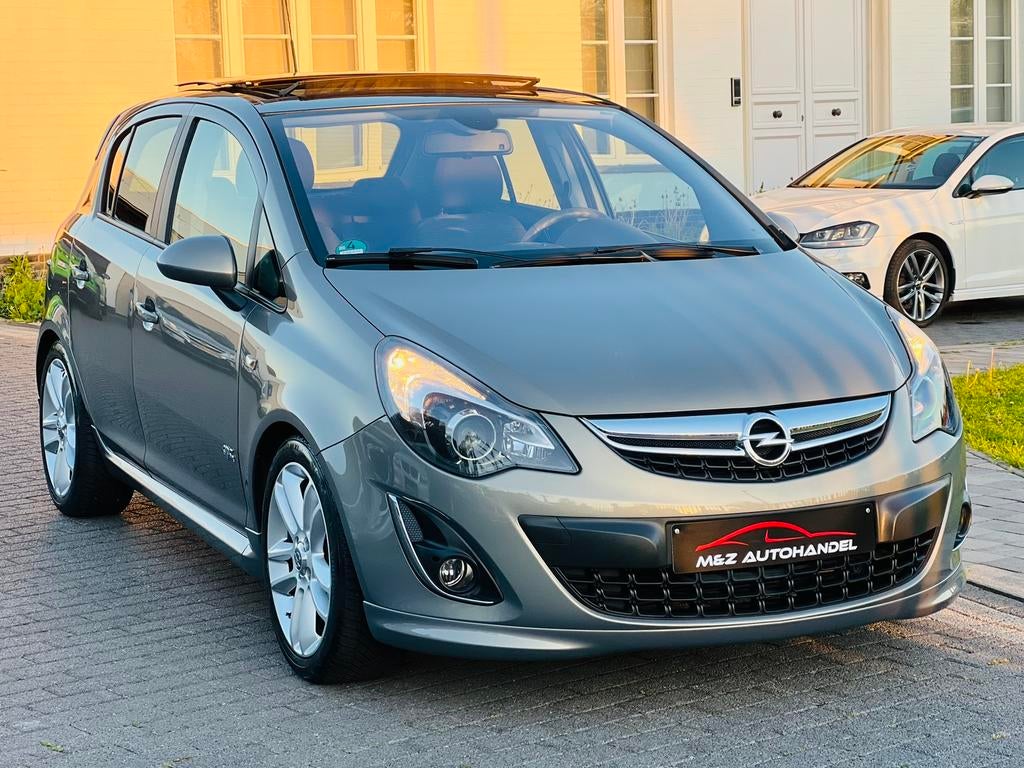 Opel Corsa OPC Line * PANO DAK * NAVI * 94.000 KM * 5 deurs, Auto's, Euro 5, Bruin, 1229 cc, Bedrijf