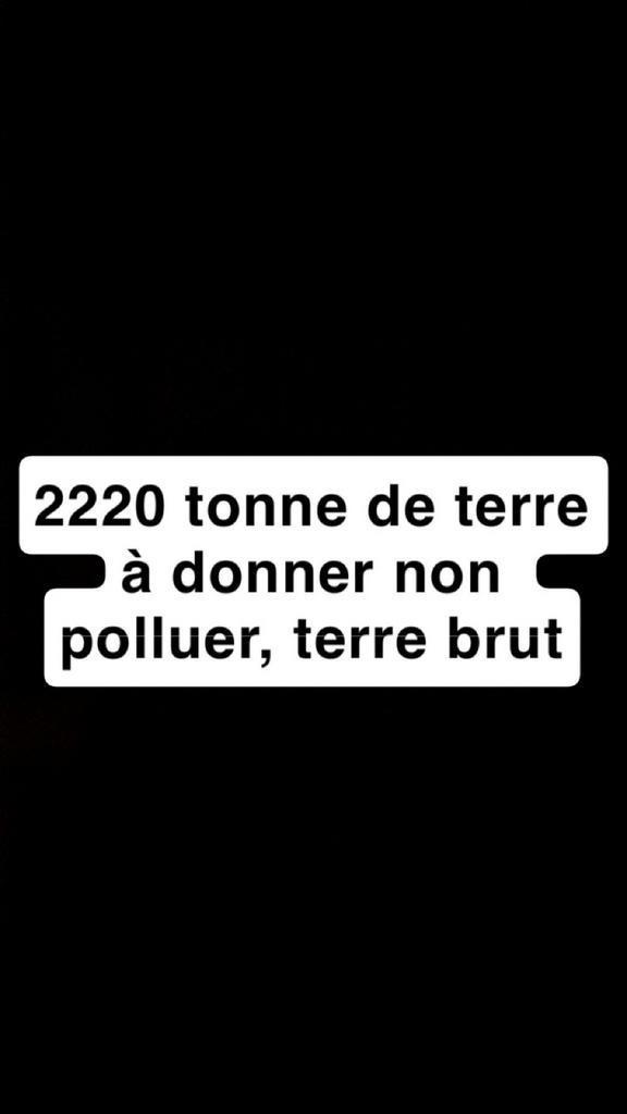 2200 tonnes de terre à donner !!, Enlèvement ou Envoi
