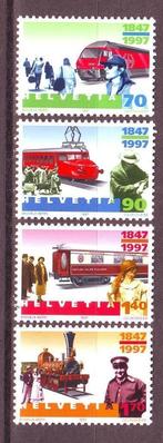 Postzegels : Themareeksen treinen, Timbres & Monnaies, Timbres | Timbres thématiques, Trains, Affranchi, Enlèvement ou Envoi