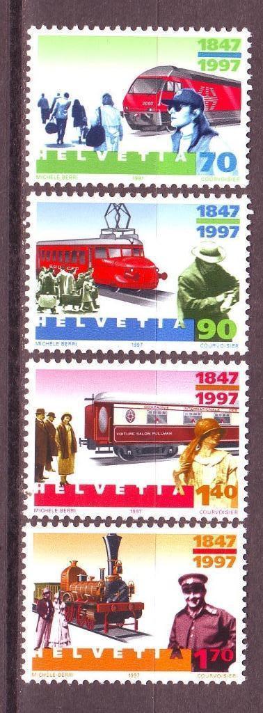 Postzegels : Themareeksen treinen, Postzegels en Munten, Postzegels | Thematische zegels, Gestempeld, Treinen, Ophalen of Verzenden