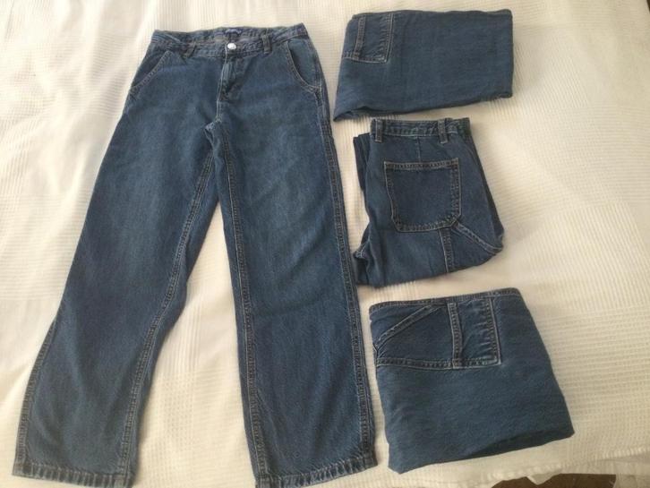 JEANS URBAN WAVE bel & Bo  4x trendy brede pijpen 164 TOP !!, Kinderen en Baby's, Kinderkleding | Maat 164, Zo goed als nieuw