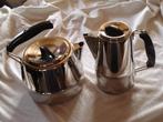 Koffiekan + Moor voor warm water in Unox 18/10, Overige materialen, Overige typen, Overige stijlen, Gebruikt