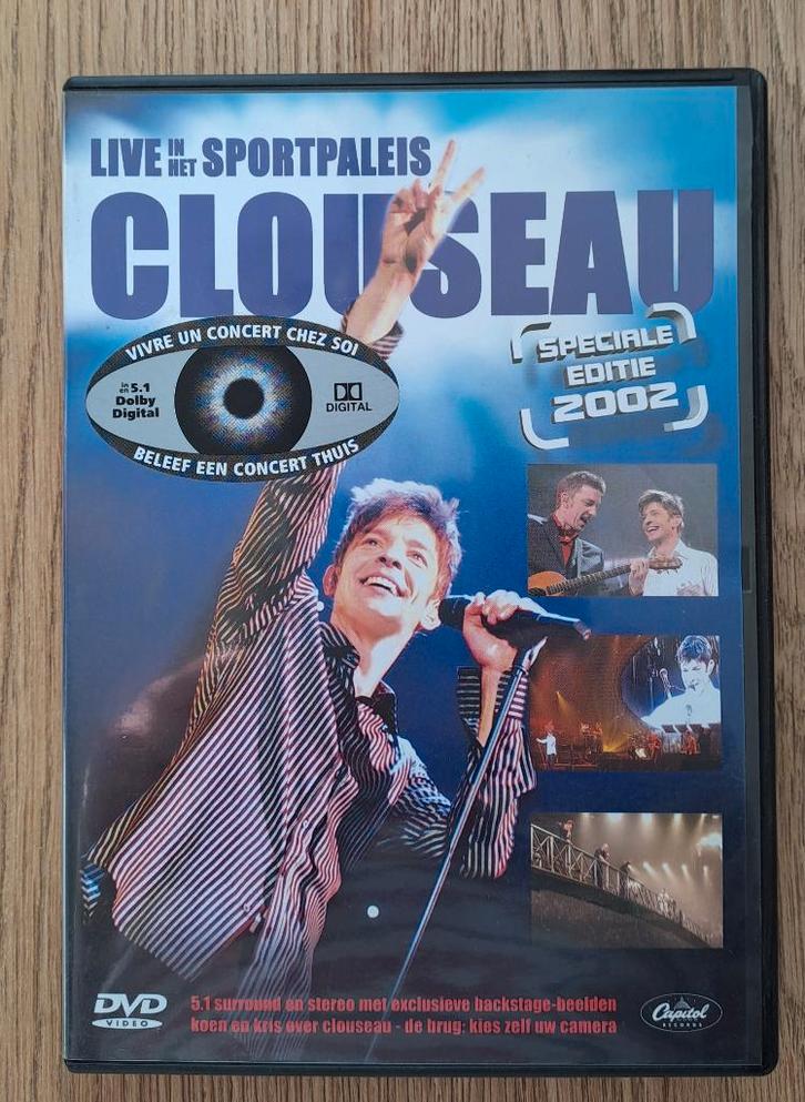 DVD - Clouseau Live In Het Sportpaleis 2002, Cd's en Dvd's, Dvd's | Muziek en Concerten, Zo goed als nieuw, Muziek en Concerten
