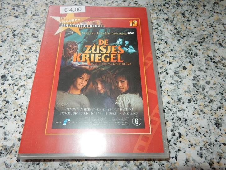 nr.2329- Dvd: de zusjes kriegel - jeugdfilm, Cd's en Dvd's, Dvd's | Kinderen en Jeugd, Film, Avontuur, Vanaf 6 jaar, Ophalen of Verzenden