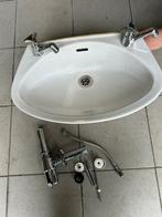 Lavabo pompenbakje toilet badkamer, Huis en Inrichting, Ophalen, Gebruikt, 50 tot 100 cm, Minder dan 100 cm