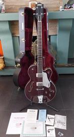 Gretsch G6119B Broadkaster basgitaar Japan, Muziek en Instrumenten, Snaarinstrumenten | Gitaren | Bas, Ophalen of Verzenden, Gebruikt