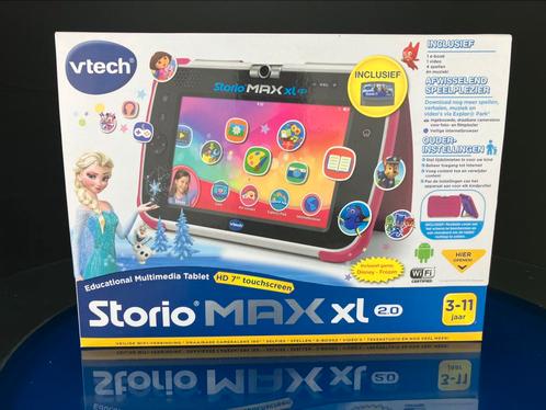VTech Storio Max XL 2.0 7\” NL Roze incl. spel Frozen, Computers en Software, Android Tablets, Nieuw, Ophalen of Verzenden