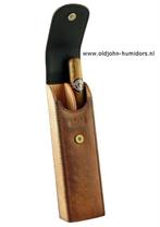 SK84 ADORINI SIGAREN ETUI - SIGARENKOKER VINTAGE ECHT LEER, Verzenden, Nieuw, Tabaksdoos of Verpakking