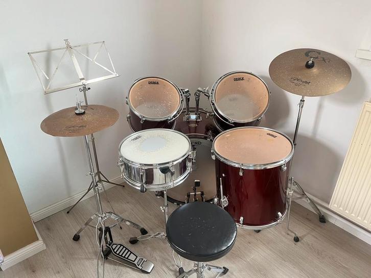 Drumstel Peace, Muziek en Instrumenten, Drumstellen en Slagwerk, Gebruikt, Overige merken, Ophalen